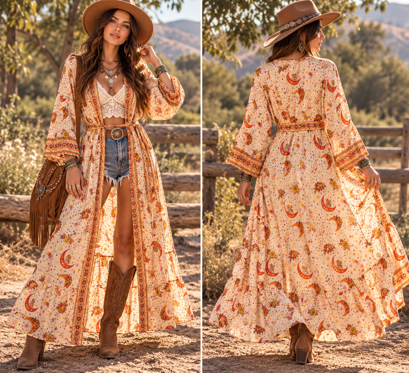 NWT Karma Nepal Celestial Duster