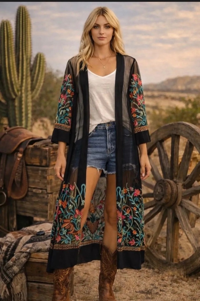 Outerwear Collection — dusters and kimonos