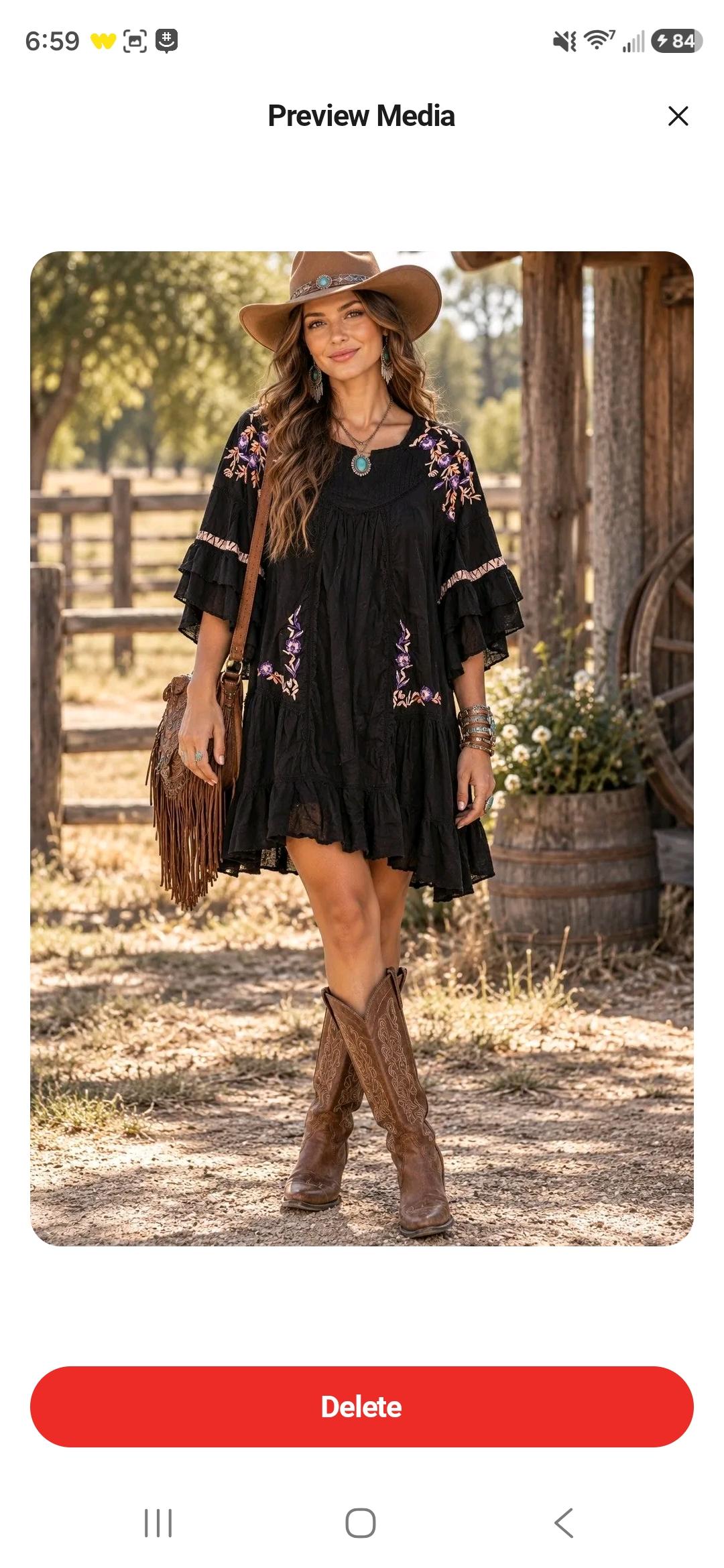 Free People Embroidered Dress