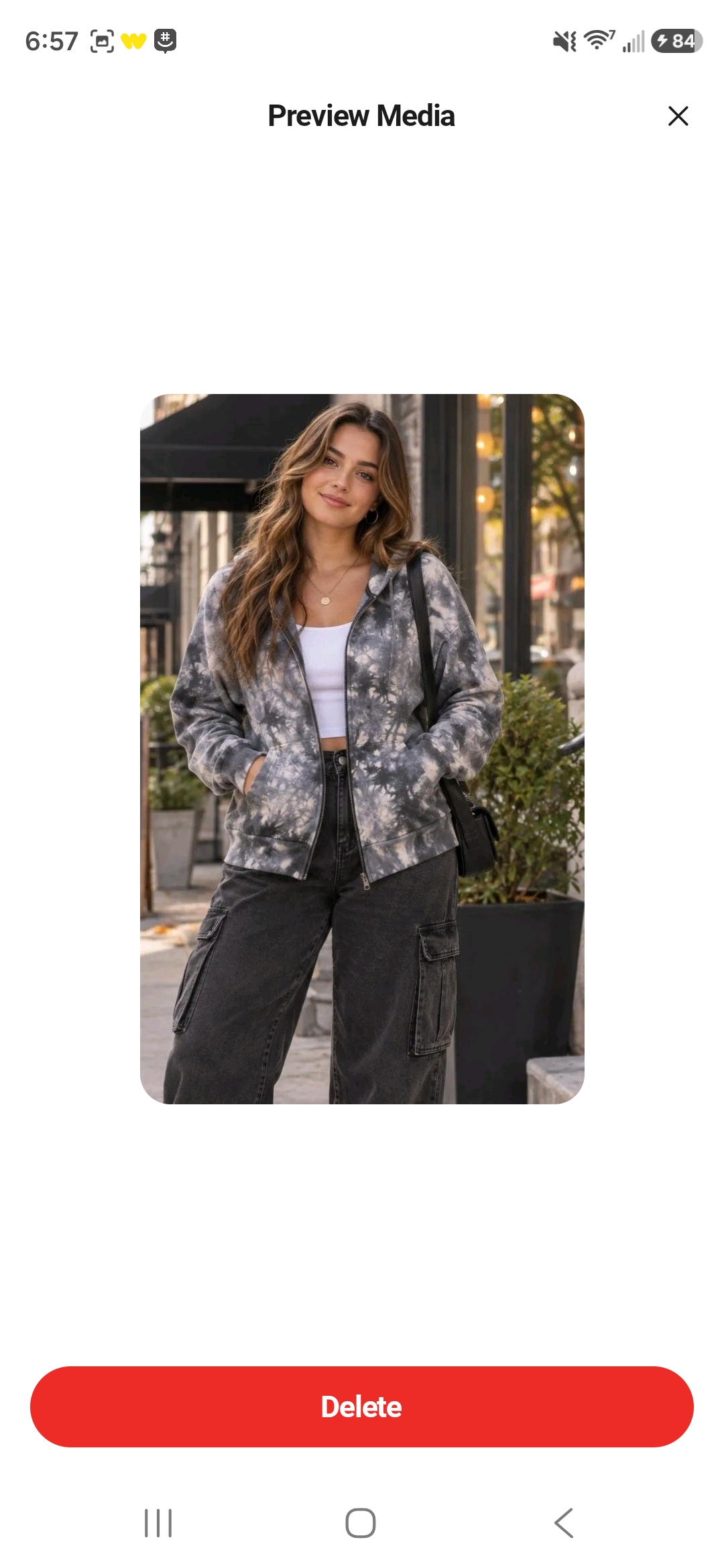 NWT Indigo Beast Zip Up Hoodie