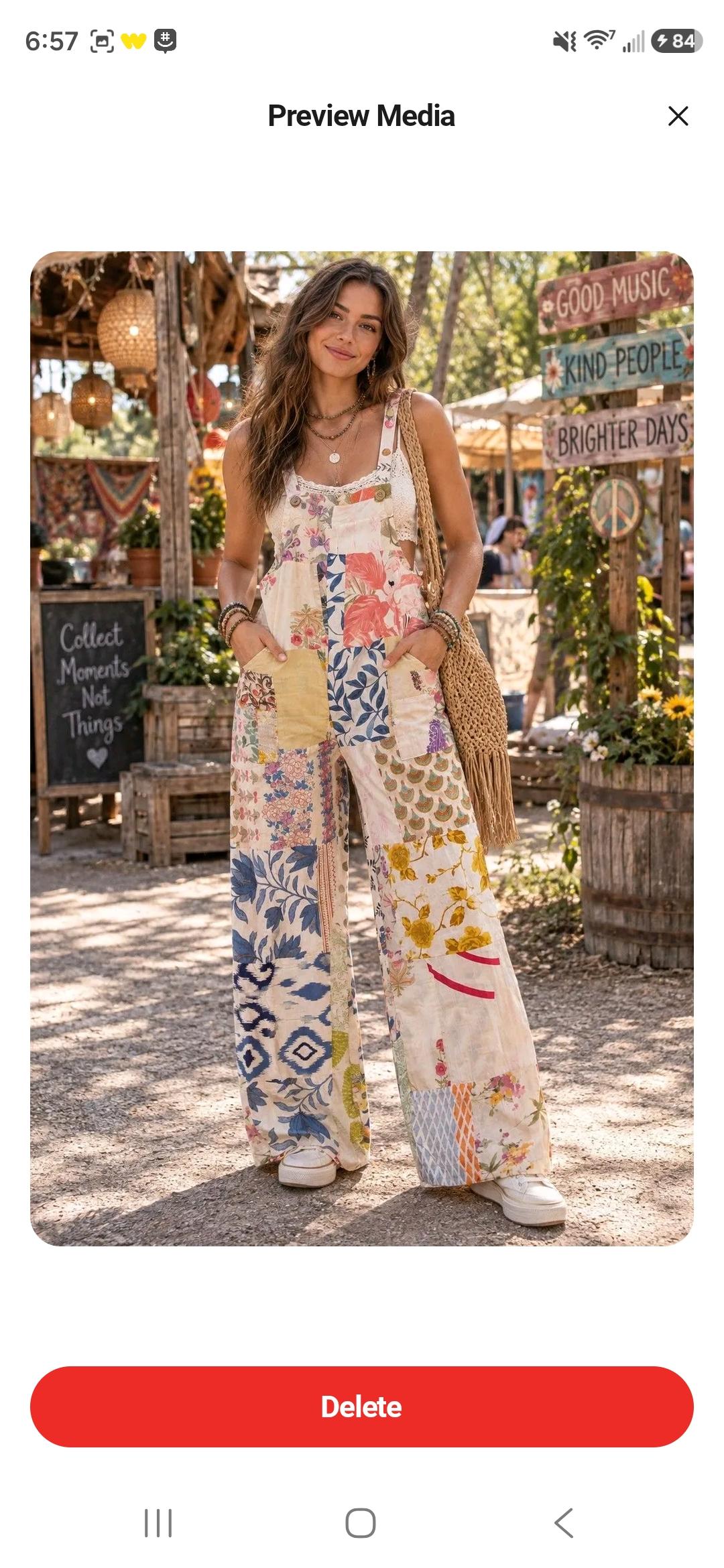 NWT Kathmandu Imports Patchwork Overall Jumpsuit